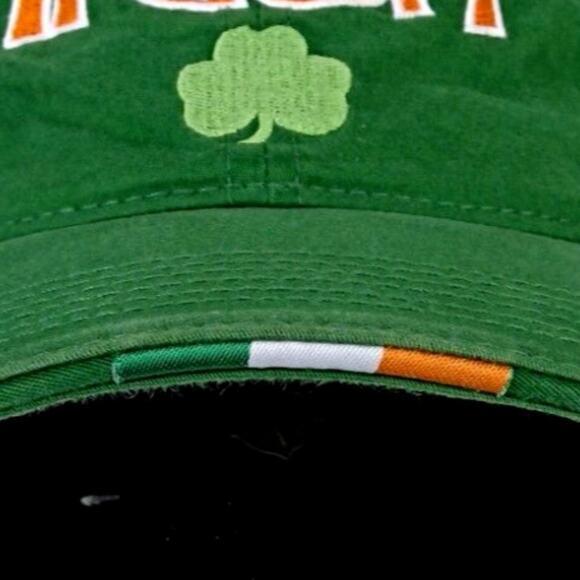 Pacific Headwear Green "Irish" Fitted Hat/Cap Shamrock Tricolour Ireland OSFA - Picture 3 of 8